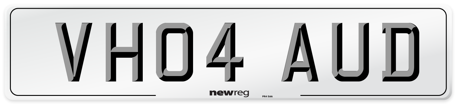VH04 AUD Number Plate from New Reg